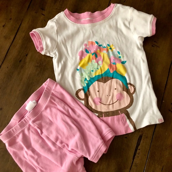 GAP Pajamas Baby Gap 2t Monkey Pajama Set Poshmark